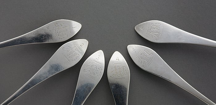 Set of Six Tablespoons Slider Image 6